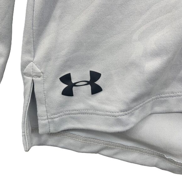 Under Armour Gray Quarter Zip Long Sleeve Embroidered Texas Tech Logo Pullover S - Picture 4 of 8